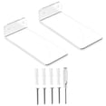 thumbnail image 1 of 2 Pack Floating Shoe Display,Shelves Wall Mount Levitating Shoe Display Stand for Sneaker Collection or Shoes Box, 1 of 6