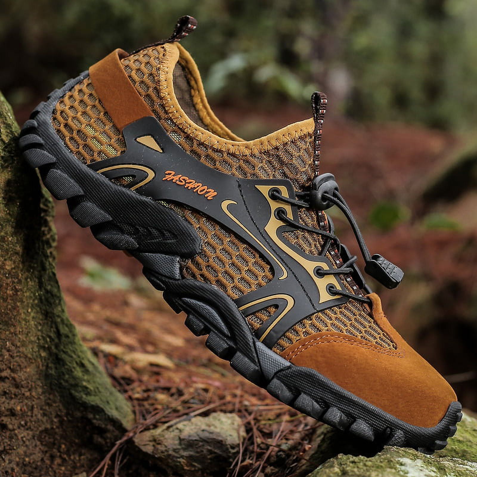 Men's breathable mesh casual best sale light outdoor hiking shoes