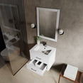 thumbnail image 4 of Castor 24 in W White Single Bath Vanity and Acrylic Top, 4 of 10