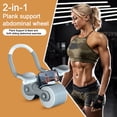 thumbnail image 1 of 2 en 1 Abdomen Roller Mute con almohadilla para arrodillarse Color aleatorio para equipo de entrenamiento (gris sin temporizador) Ndcxsfigh Para Estrenar, 1 of 4