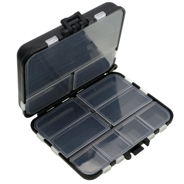 Multi Compartments Hard Plastic Shell Mini Storage Box Fishing