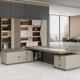 thumbnail image 4 of Luxury Office Desk L Shaped Drawers Organizer Wooden Drawers Executive Monitor Stands Desk Storage Mesa Escritorio Desk Supplies My Lux Decor Round, 4 of 14