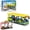 416Pcs With Box, variant on City Series Passenger Bus Building Block Double Deckers Travel Bus Classic Creative Bricks DIY Model Toy for Kid Gifts