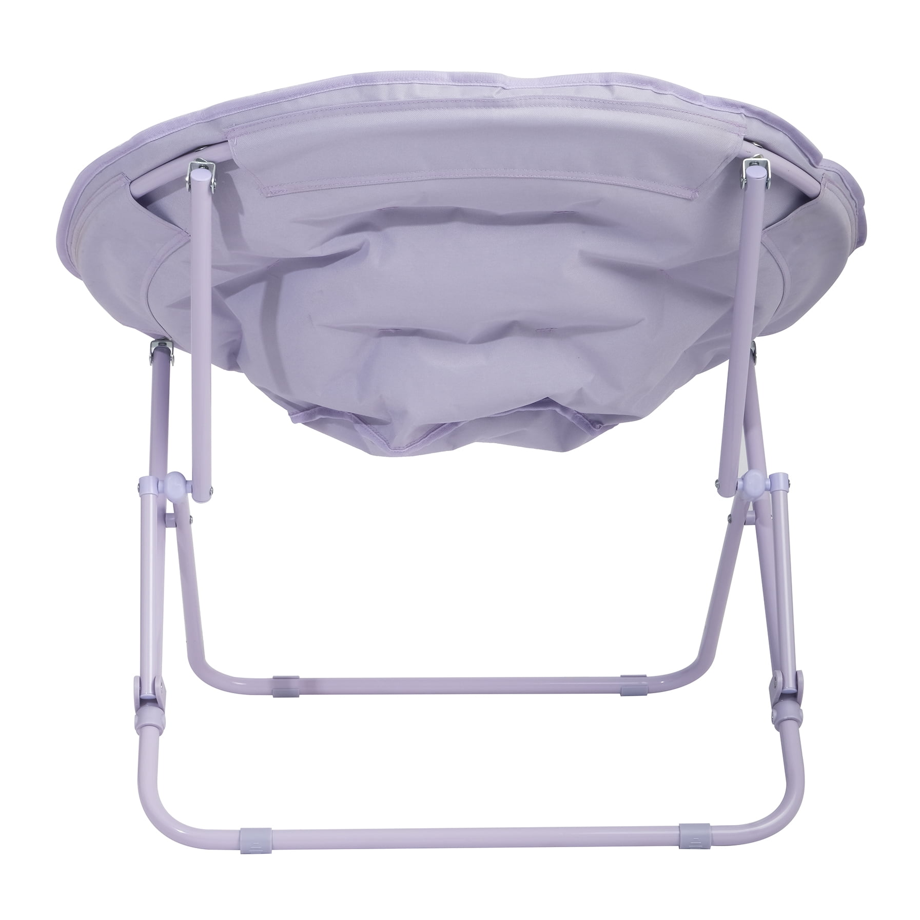 Mainstays Saucer Chair for Kids and Teens, Iris Plush