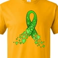 thumbnail image 4 of Inktastic Mental Health Awareness Ribbon with Green Hearts T-Shirt, 4 of 5