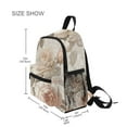 thumbnail image 3 of FORMRS School Backpack with Front Zippered Pocket 12" Student Travel Daypack, Lace and Floral, 3 of 6