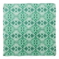 thumbnail image 4 of Bimba Green Animals Tie-Dye Pure Silk Printed Scarf Dupatta Head Neck Wrap Bandanas For Women 40 x 40 Inches, 4 of 6
