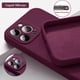 thumbnail image 2 of Coque de téléphone en Silicone, couleur unie, Protection contre les chutes et les collisions, pour IPhone 15 14 13 11 12 Pro Max Mini X XS Max 15 Plus, 2 of 5
