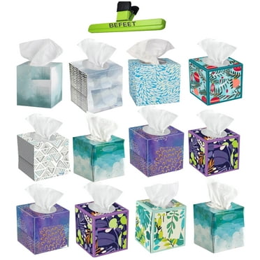 Kleenex Ultra Soft Hypoallergenic 3-Ply Facial Tissues 12 Cube Boxes, 72 tissues/box