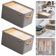 thumbnail image 3 of Organizador Sujetadores Caja Almacenamiento Plegable para Pantalones Vaqueros Doméstico Tela (gris XL) 2 Uds., 3 of 5