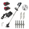 thumbnail image 4 of G·PEH Electric Weed Eater Lawn Edger Cordless Grass String Trimmer Cutter 24V &Battery, 4 of 16