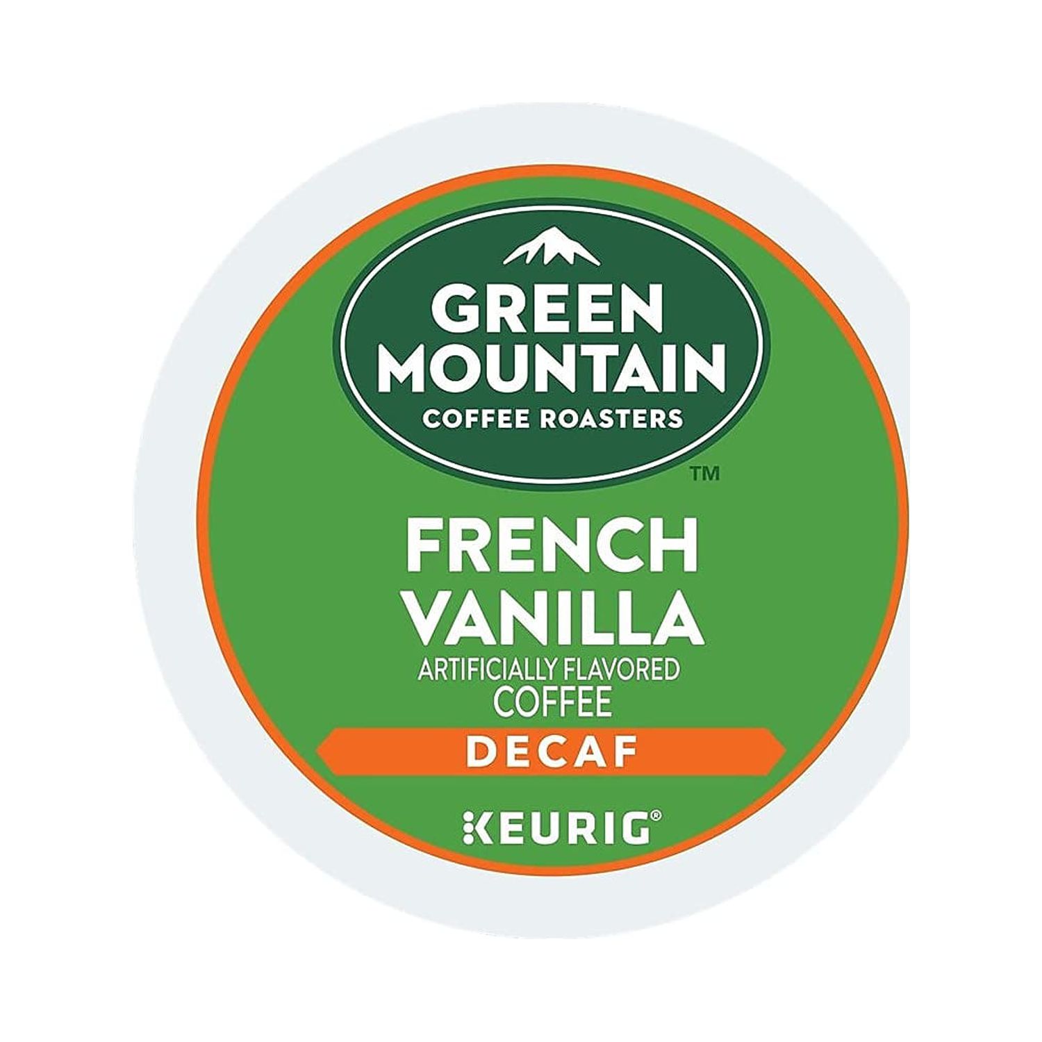 Green Mountain Coffee French Vanilla Decaf, Single-Serve Keurig K-Cup Pods, Light Roast, 96 Count (4 Boxes Of 24 Pods)