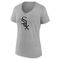 thumbnail image 2 of Women's Ash Chicago White Sox Secondary Color Primary Logo T-Shirt, 2 of 3