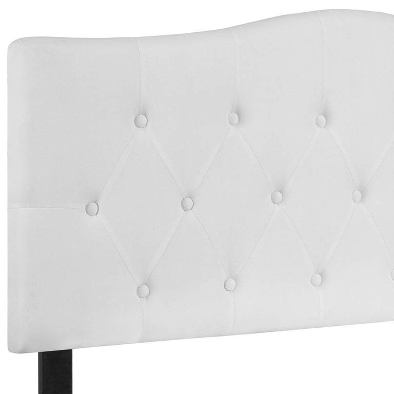 Emma + Oliver Home Tufted Upholstered Full Size Headboard in