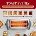 thumbnail image 4 of Toaster Elite Gourmet Digital, ranura larga, 4 rebanadas, acero inoxidable, 4 of 7
