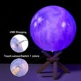 thumbnail image 4 of Luz de noche para niños con forma de planeta, luz LED colgante de 5,9 pulgadas con forma de galaxia, para cumpleaños, para amantes de las adolescentes, cinta de 16 colores, control remoto, Akmoler, 4 of 9