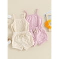 thumbnail image 7 of JYYYBF Little Girls Summer Shorts Sets Checkerboard Print Camisole Drawstring Shorts Sets, 7 of 7