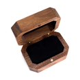 thumbnail image 1 of Caja de almacenamiento de anillo de boda YONGSHENG Madera Rústica, 1 of 5