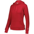 thumbnail image 1 of Russell Athletic Womens Lightweight Hooded Sweatshirt, M, True Red, 1 of 1