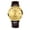 gold brown, variant on Men Analog Fashion Rhinestone Japan Miyoda 8205 Movement Automatic Self-Winding Mechanical Leather Band Wrist Watch Date Waterproof