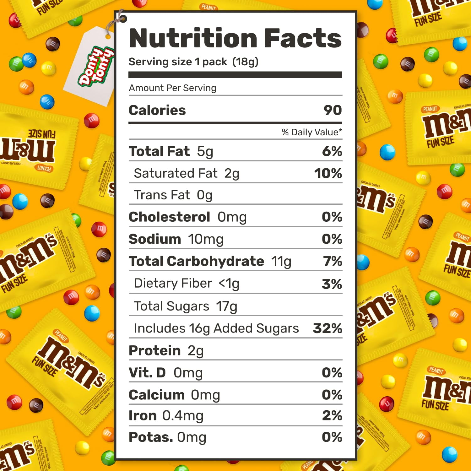 M&M'S Peanut Milk Chocolate 3 lb – Anti Melt Pack, Bulk Candy in Resealable Bag, 72 Fun Size Pieces