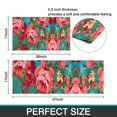 thumbnail image 7 of Pioneer Flower Floral Print Pattern Kitchen Rugs Sets Of 2,Anti Fatigue Kitchen Mat Rugs Non Slip Washable,Decorative Kitchen Floor Mats for Kitchen,Sink,Laundry,17"x30"+17"x47", 7 of 7