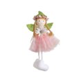 thumbnail image 2 of Adorno colgante de niña de Navidad | Linda muñeca colgante festiva | Tela de felpa suave | Decoración versátil del árbol de Navidad para el hogar, coronas, guirnaldas | Fácil de colgar | Regalo, 2 of 2