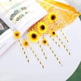 thumbnail image 2 of 200 Piezas De Simulación De Girasol Cabeza De Seda Tela Amar Levamdar YQ-1539, 2 of 6