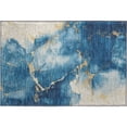 thumbnail image 2 of Addison Rugs Mayfield Premium Machine Washable Transitional Abstract Navy Rectangle Rug, 1'8" x 2'6", 2 of 6
