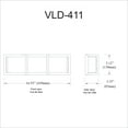 thumbnail image 2 of VLD-411-MB Dainolite Winston - 17 Inch 15W 1 LED Bath Vanity-Matte Black Finish, 2 of 3