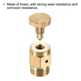 thumbnail image 4 of Unique Bargains Pneumatic Exhaust Valve Repair Replacement Parts Control Device, G1/4 Male, Gold Tone, 4 of 4