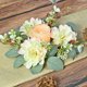 thumbnail image 4 of Fiudx Corona de Rosas Primaverales, Anillos de Hortensias para Velas, Decoración Floral Artificial, Centros de Mesa para Puertas de Entrada y Bodas, Decoración de Temporada para El Hogar, Multiusos,, 4 of 6