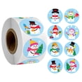 thumbnail image 2 of Christmas DecorationsStickersRoll Gift Sticker Holiday Pack Gift Christmas Decorating 500 Christmas Posts Home DecorHousehold stickers, 2 of 6