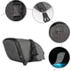 thumbnail image 4 of Bolsa para sillín de bicicleta, bolsa de herramientas para bicicleta, alforja para sillín de Mtb, bolsa para sillín de bicicleta Mtb con cremalleras impermeables, funda para lluvia, 4 of 5