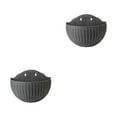 thumbnail image 4 of Youkk Easy To Install Double-layer Plastic Flowerpot For Walls Drainage Flower Pot Grey 2Set, 4 of 6