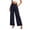 *Black, variant on Women's High Waisted Pleated Dress Pants , Wide Leg Work Trousers For Women,Ladies' Lightweight Casual Slacks with Pockets,Black,S-3XL