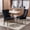Black, variant on High-End Tufted Velvet Dining Chair Set of 2 - Solid Wood, Chrome Stainless Steel Legs, Nailhead Trim for Modern Dining Room,Black