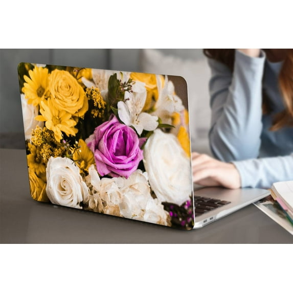 KSK KAISHEK Hard Shell Cover Only for MacBook Pro 13"( Retina Display Touch ID, 2016 - 2022) Model M1 A2338 A2289 A2251 A2159 A1989 A1706 A1708 Rose series 0457