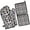 White-1, variant on Leopard Print Oven Mitts and Pot Holders Set Of 4, Heat Resistant Kitchen Gloves with Non-Slip Grip, Hanging Loop, Soft Cotton Lining for Baking, Cooking, Grilling, Barbecue
