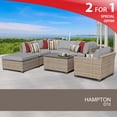 thumbnail image 2 of Hampton 7 Piece Outdoor Wicker Patio Furniture Set 07d, 2 of 7