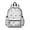 Geometric Square White Pattern, variant on Green Blue Butterfly Pink Purple Pattern Cute School Backpack with Padded Back and Adjustable Shoulder Straps 13.4"x11"x4.7"