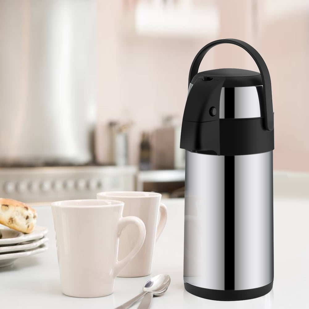Sonew 3 Liter Stainless Steel Vacuum Insulated Airpot Coffee Dispenser ...