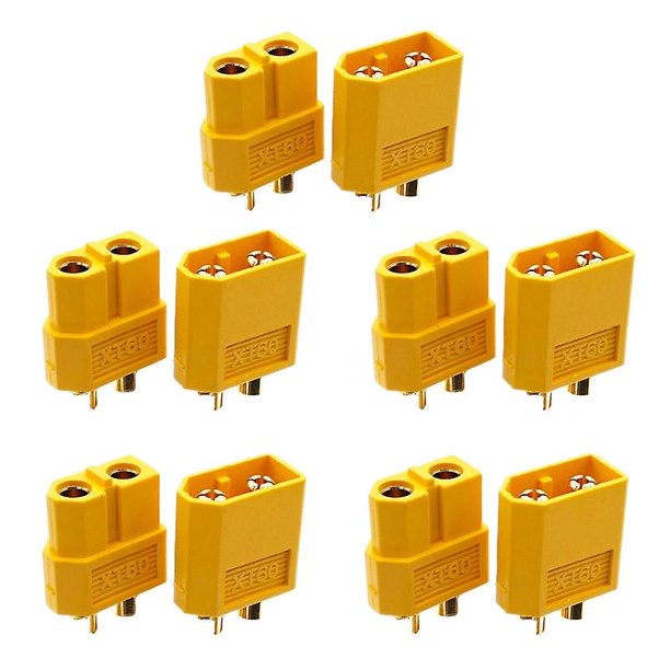 10 Uds Xt60 conector macho hembra Bullet Drone conectores enchufe para Fpv
