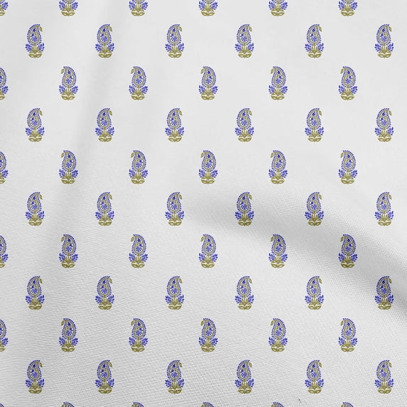 oneOone Polyester Spandex Royal Blue Fabric Block Diy Clothing Quilting Fabric Print Fabric By Yard 56 Inch Wide-UU