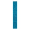 thumbnail image 6 of Unique Loom Solid Shag Collection Area Rug (2' 7" x 16' 5" Runner Turquoise), 6 of 7