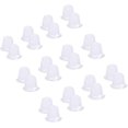 thumbnail image 1 of 100pcs Iave Rubber Clear Soft Earring Backs,bullet Safety Earring Stopper, 1 of 5