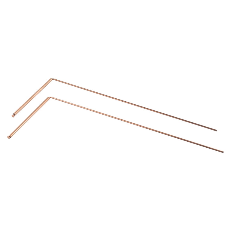 99.9% Pure Copper 2 Pieces Living Rods - For Ghost Hunting