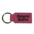 thumbnail image 3 of Keychain - Rectangle - Dungeon Master - Leather, 3 of 6