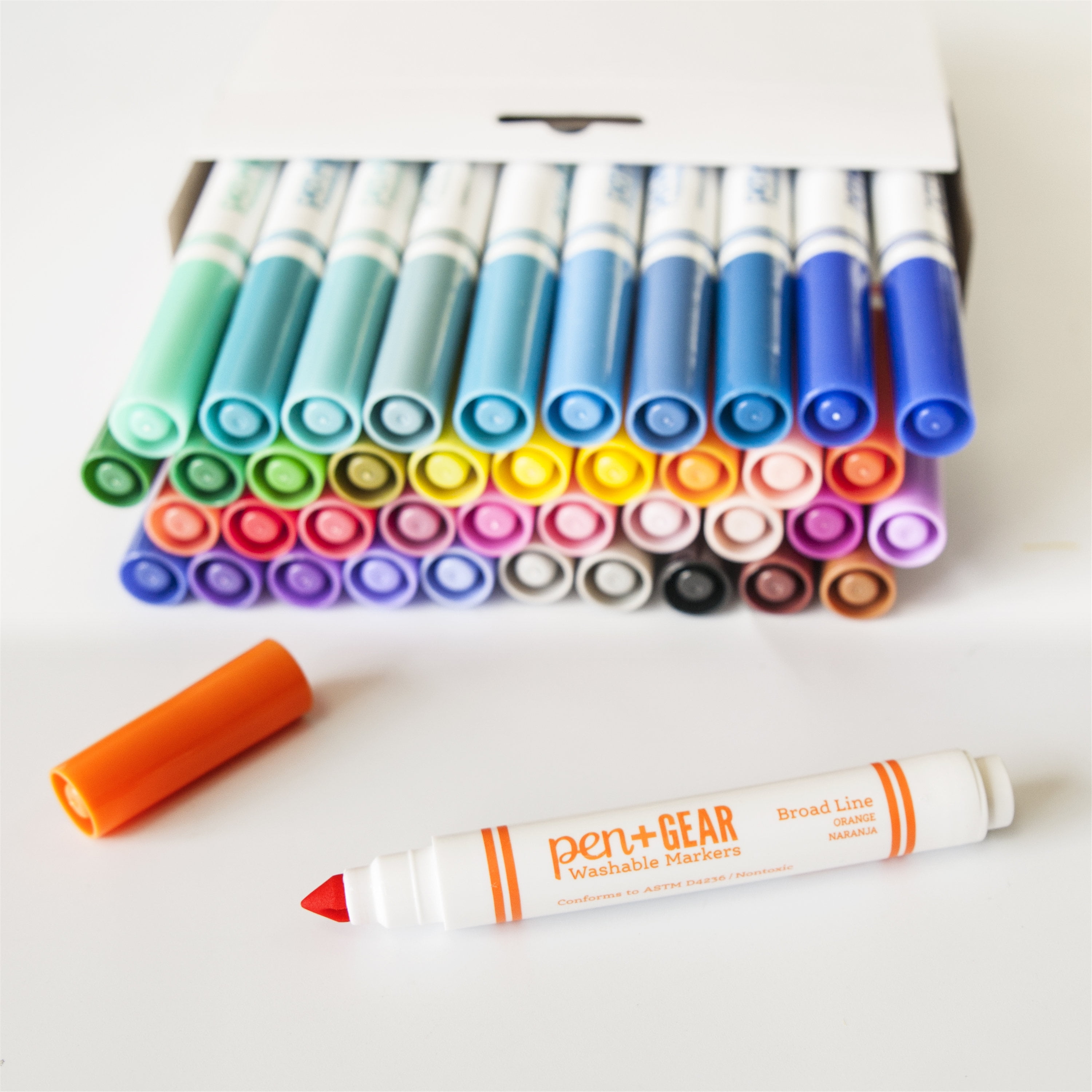 Pen + Gear 50CT Super Tip Washable Marker Classic Colors