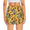 thumbnail image 4 of Fotbe Sunflowers Vintage Womens High Waist Running Shorts Athletic Workout Quick Dry Shorts for Women with Pockets Gym Yoga Summer Shorts-X-Large, 4 of 9